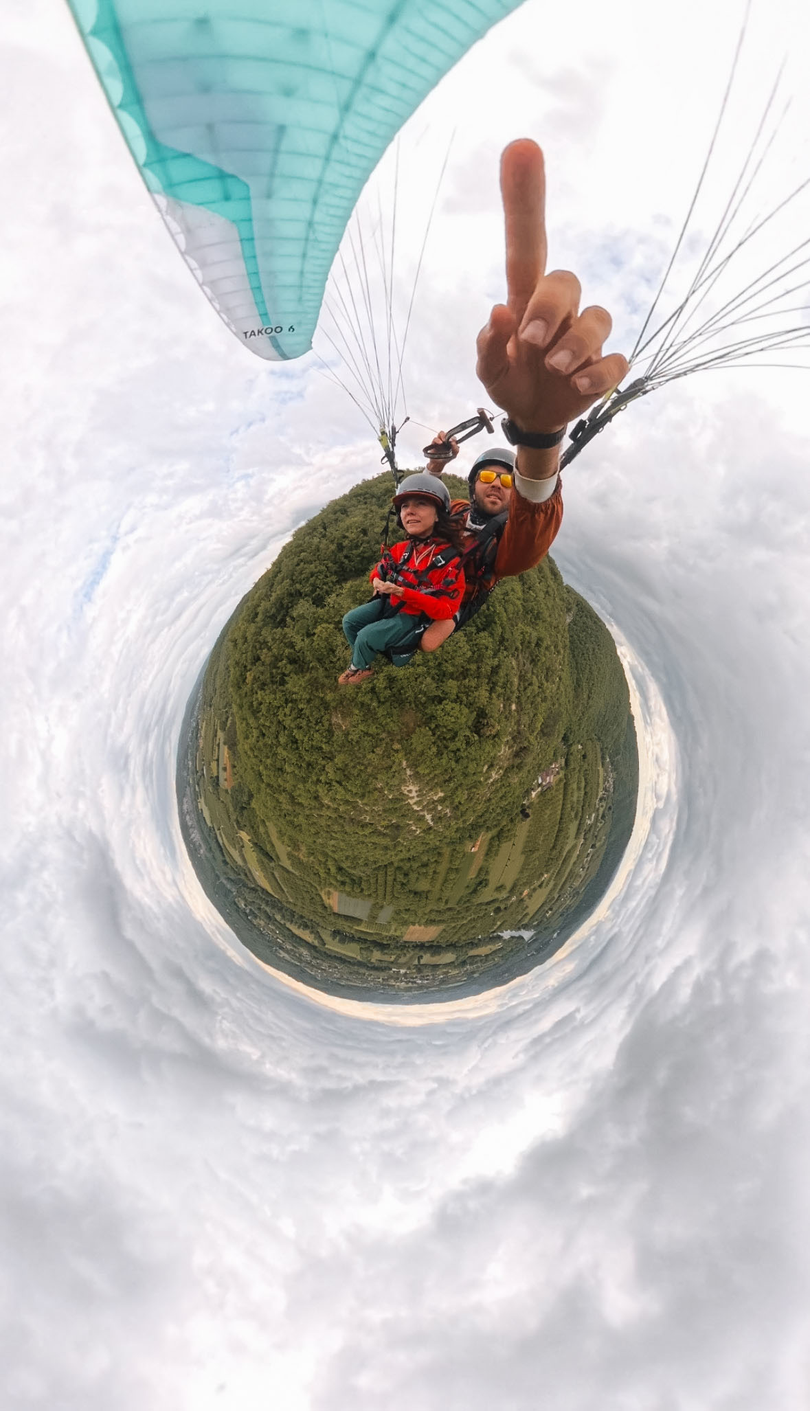 Vol en parapente dans le Lot