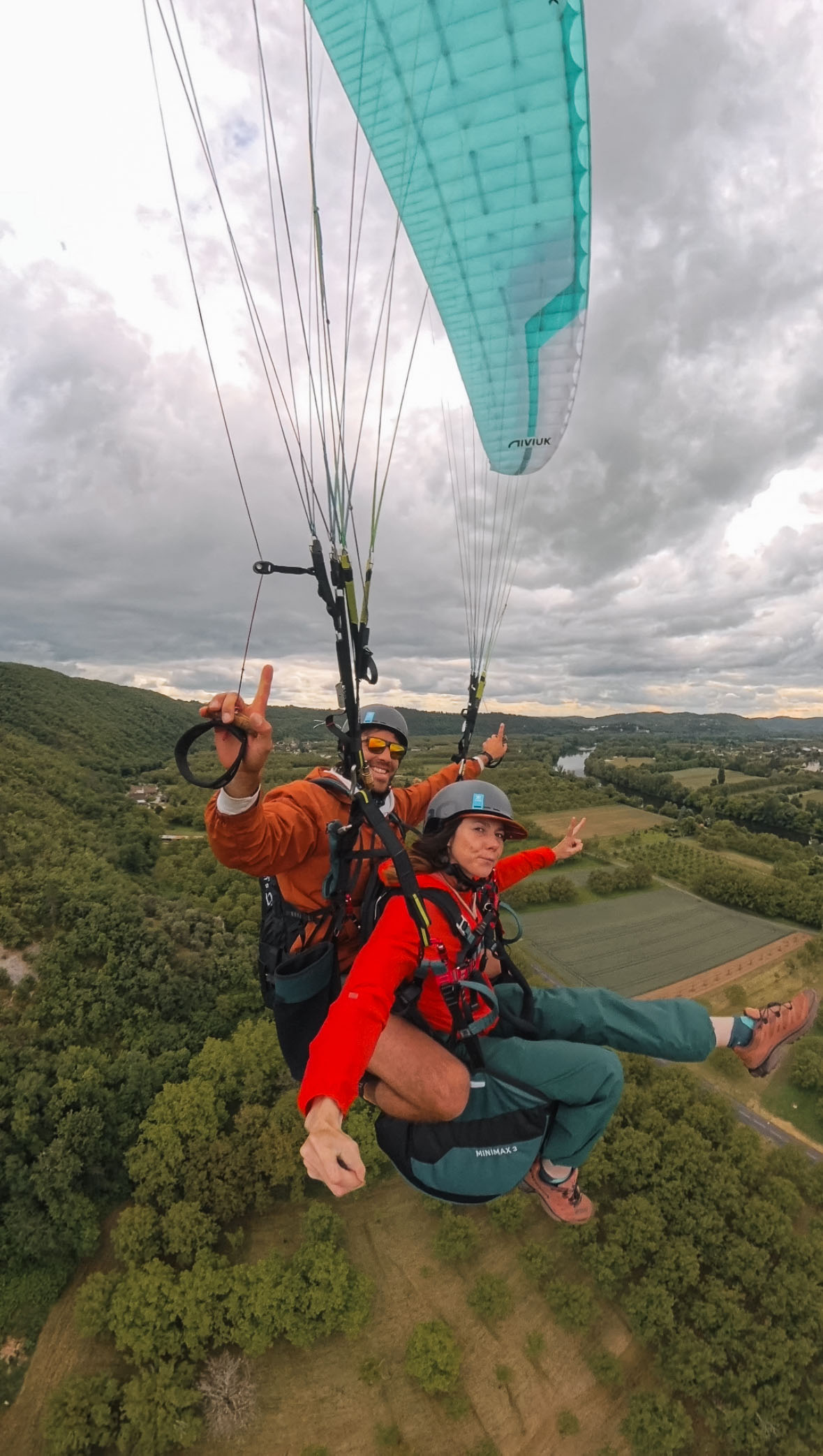 Vol en parapente